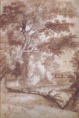 Claude Lorrain River View with Trees (mk17)